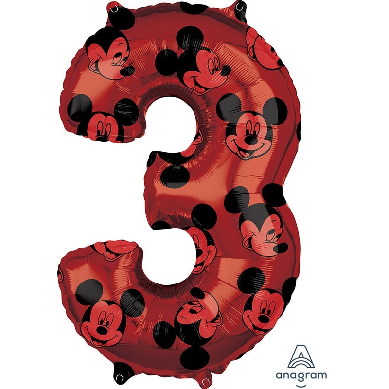 Mickey Mouse Forever Number 3 34 Balloon