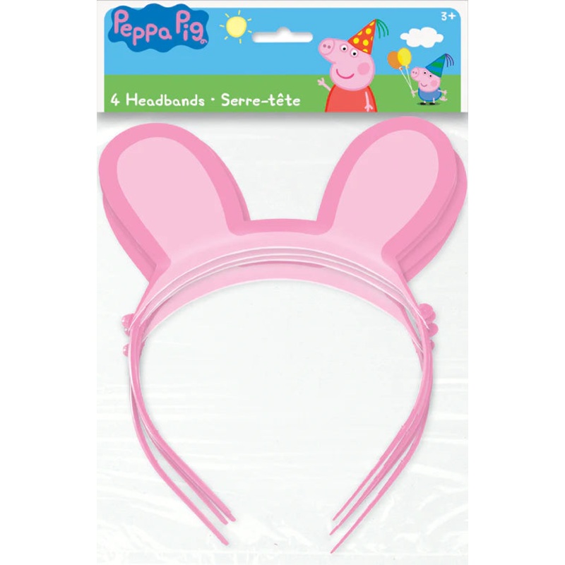 Peppa Pig Headbands (4 count)