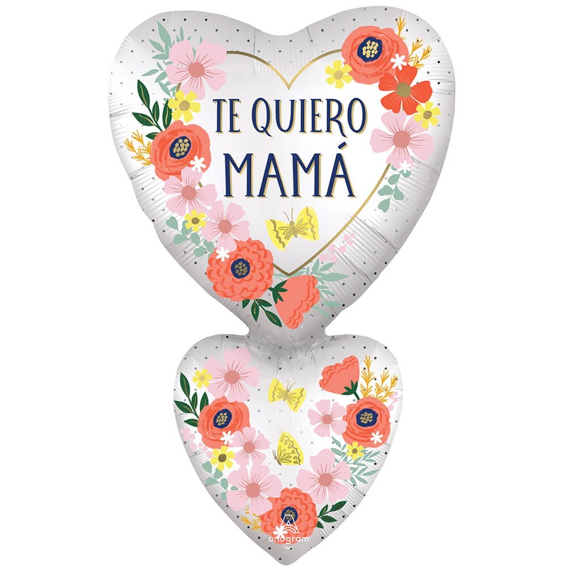 Satin Te Quiero Mam Blooms 31 Balloon