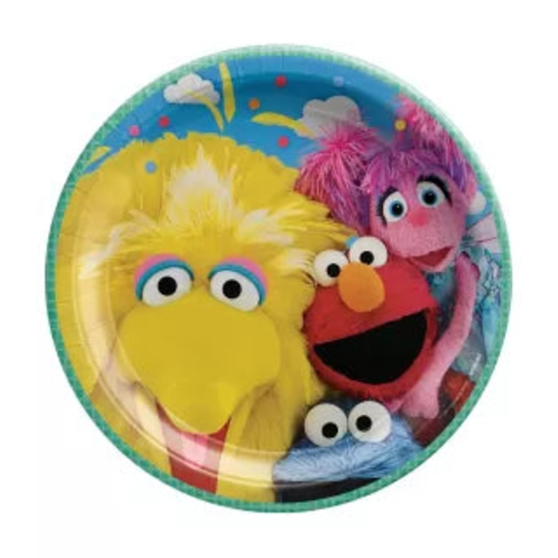 Sesame Street 9 Paper Plates (8 count)