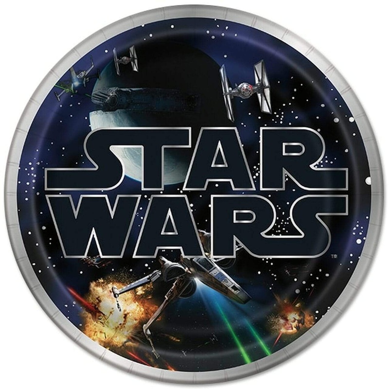 Star Wars Classic 9in Plates 9 (8 count)