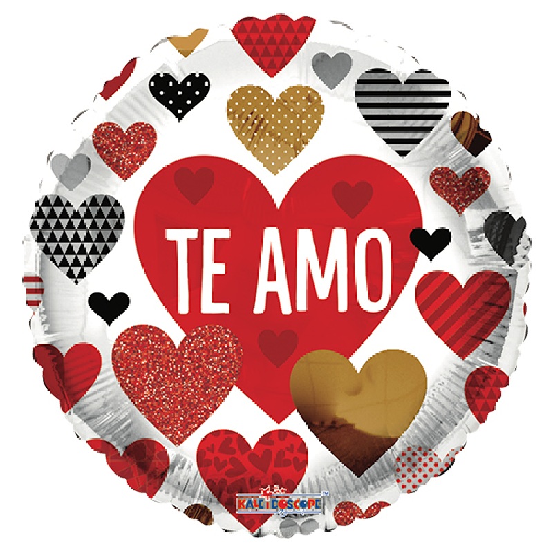 Te Amo Corazones 18 Balloon