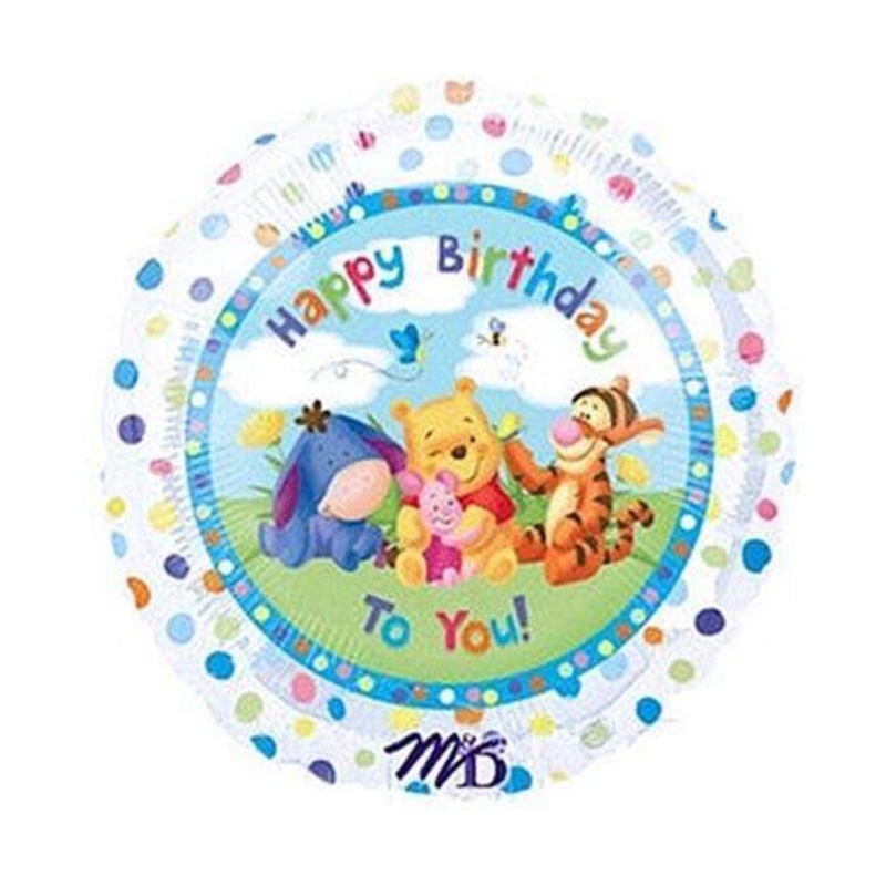 Baby Pooh and Friends Happy Birthday to You! 18 Balloon