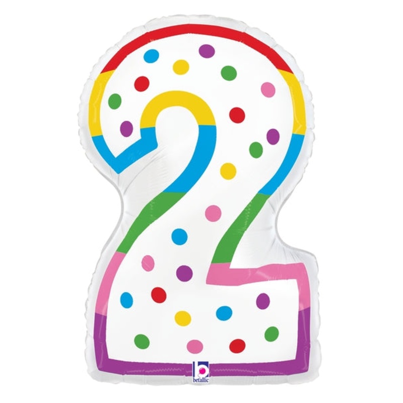 Birthday Candle Number 2 24 Balloon