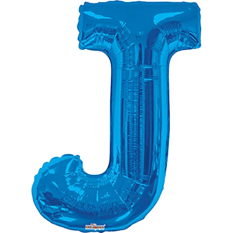 Blue Letter J 34 Balloon