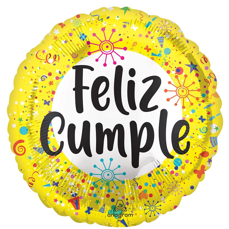 Feliz Cumpleaos Celebracin 17" Balloon