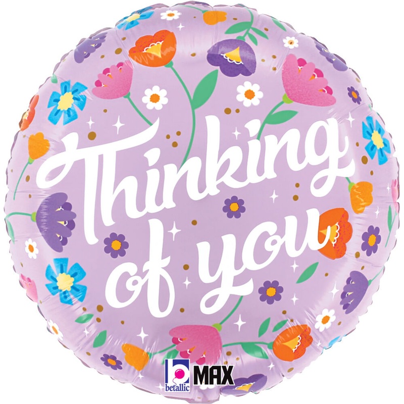 Floral Thinking of You 18" Balloon