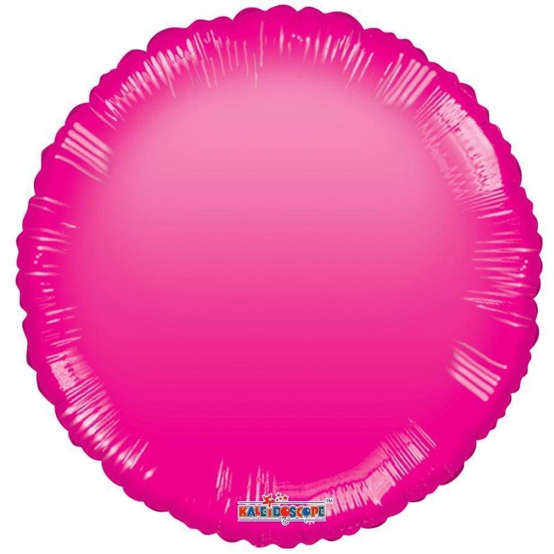 Hot Pink Round 18 Gellibean Balloon