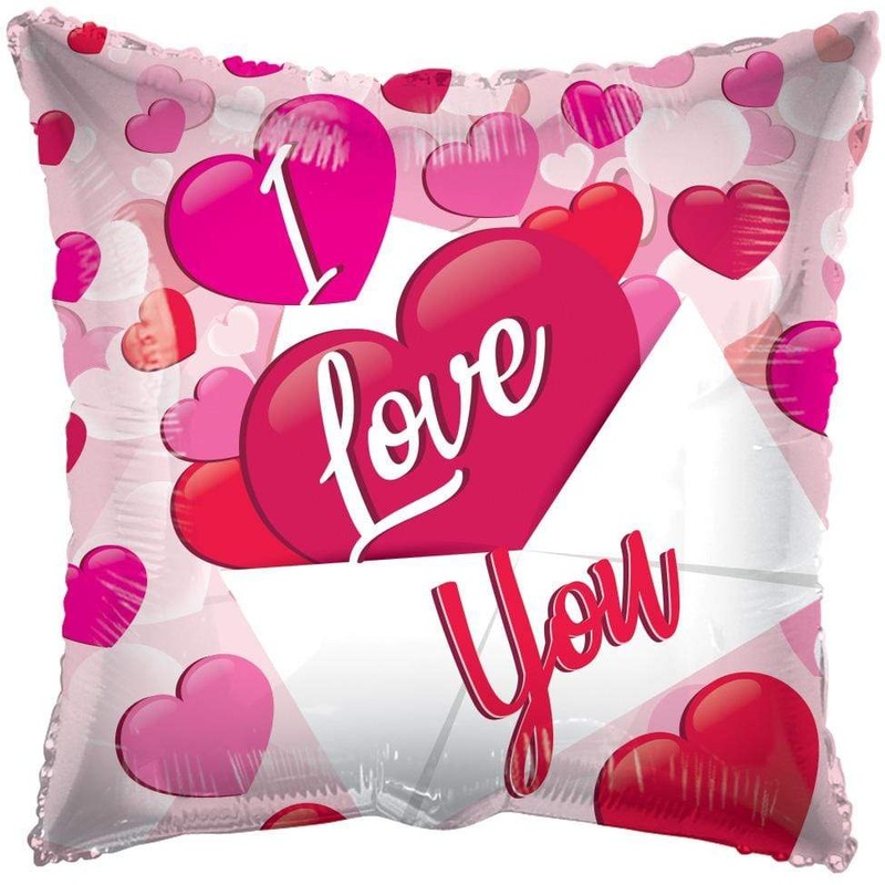 I Love You Heart in Envelope Love 18 Balloon
