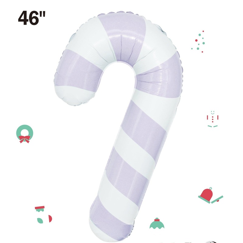Lavender Candy Cane 46 Balloon