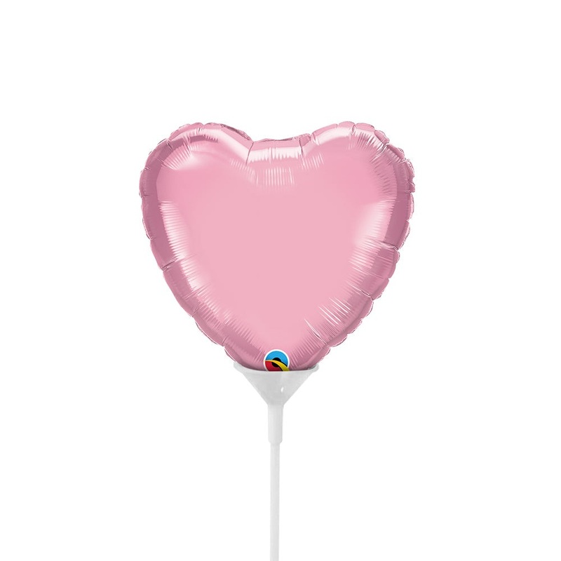 Mini Heart - Pearl Pink (air-fill Only) 4 Balloon