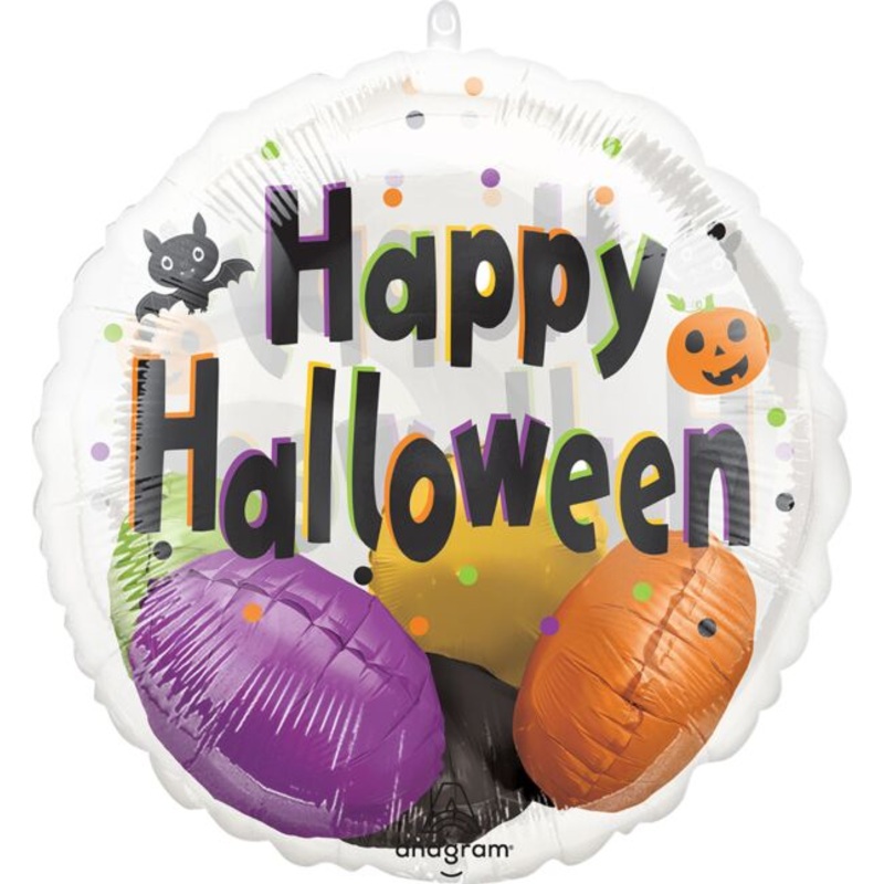 Monster Mingle Confetti Halloween 20 Balloon