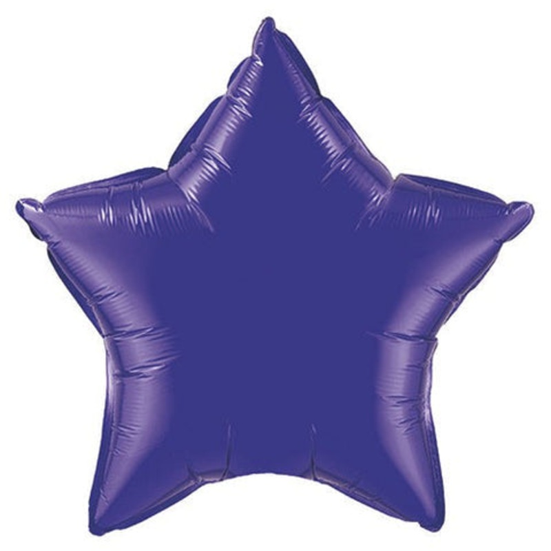 Purple Star 36 Balloon