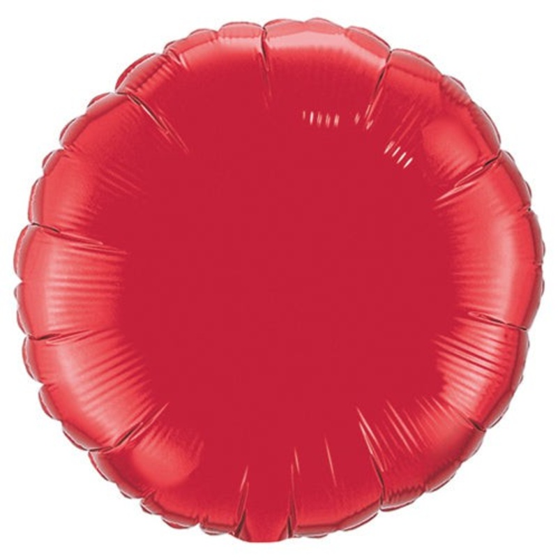 Ruby Red Circle 36 Balloon