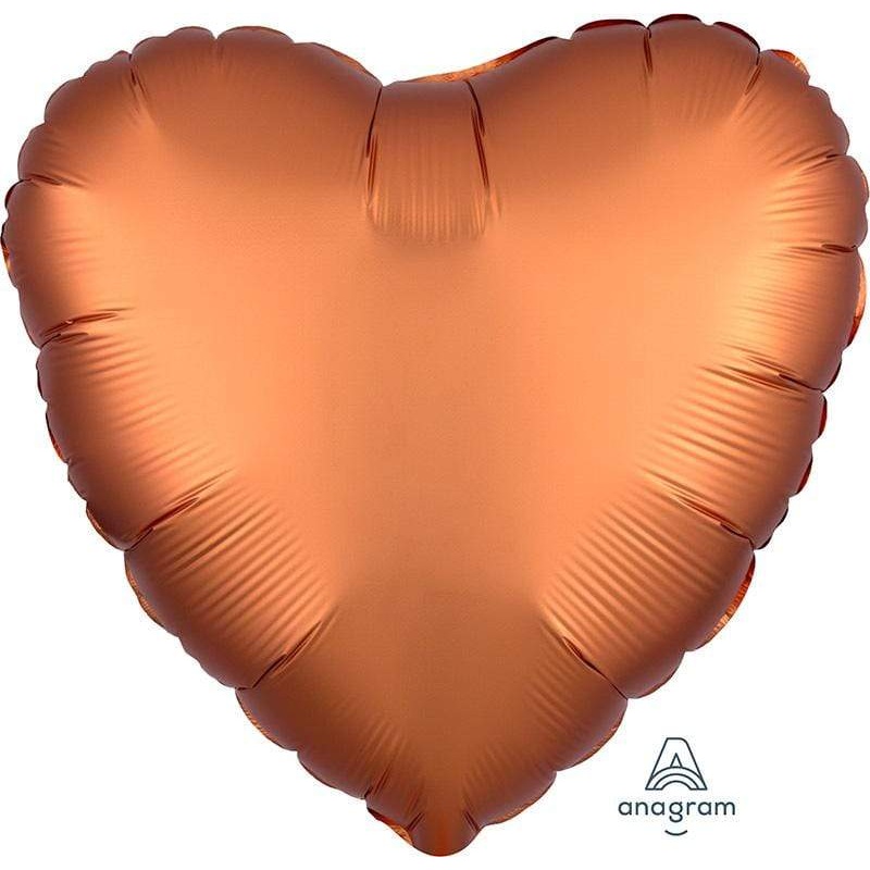 Satin Luxe Amber Heart 18 Balloon