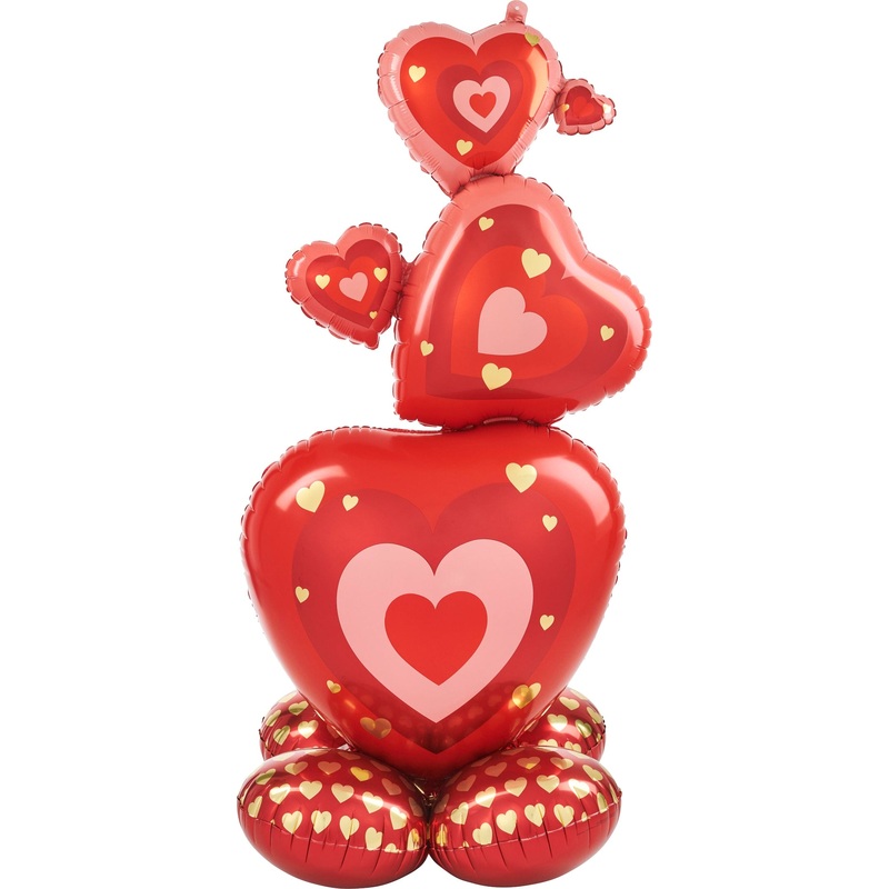 Stacking Hearts 55 Airloonz Balloon
