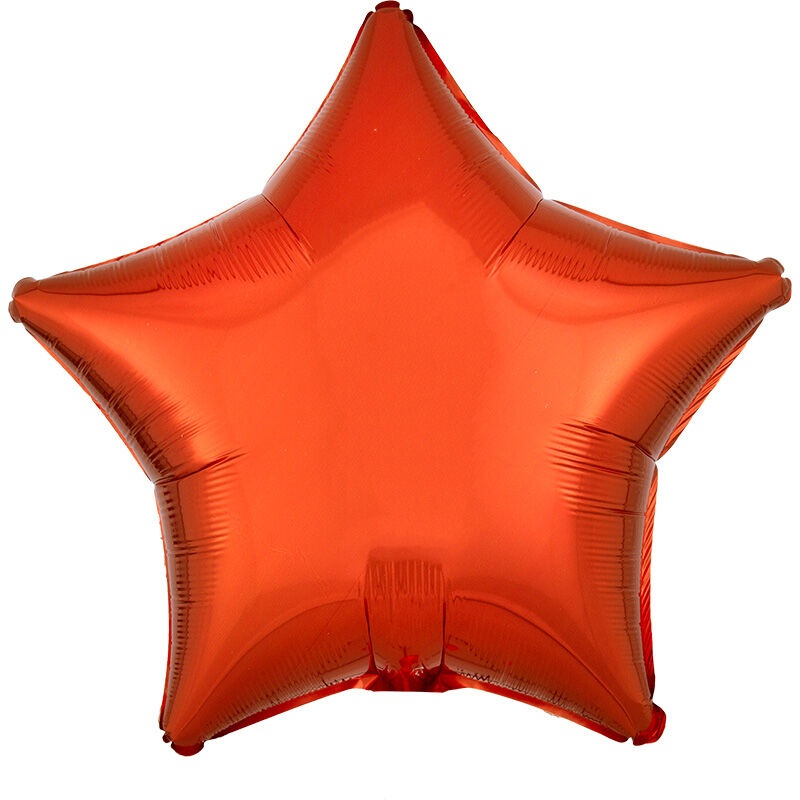 Star - Metallic Orange 19 Balloon