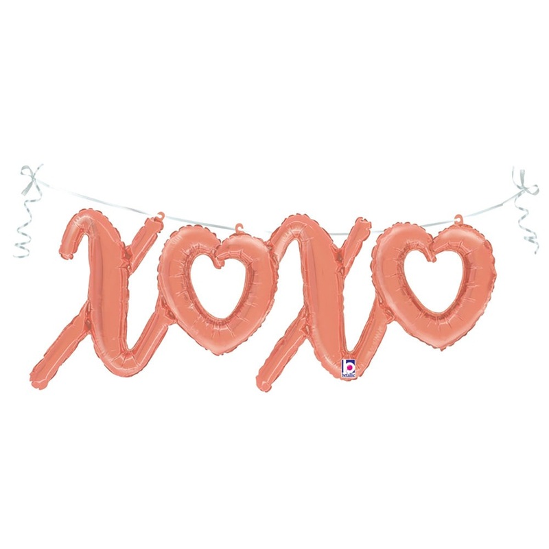 XOXO Cursive Script (air-fill Only) 47 Balloon