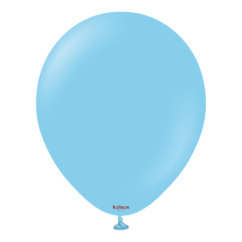 Baby Blue 5 Latex Balloons (100 count)