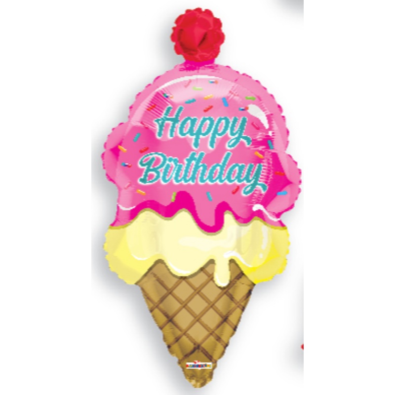 Birthday Ice Cream Shape 36 Balloon
