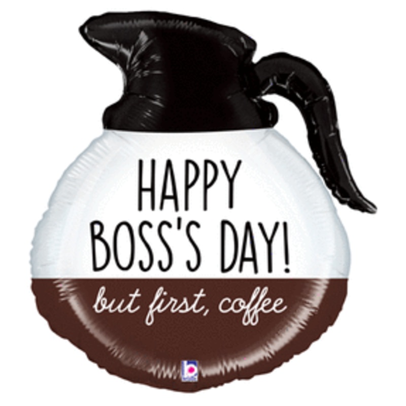 Boss Day Coffee Pot 26" Balloon