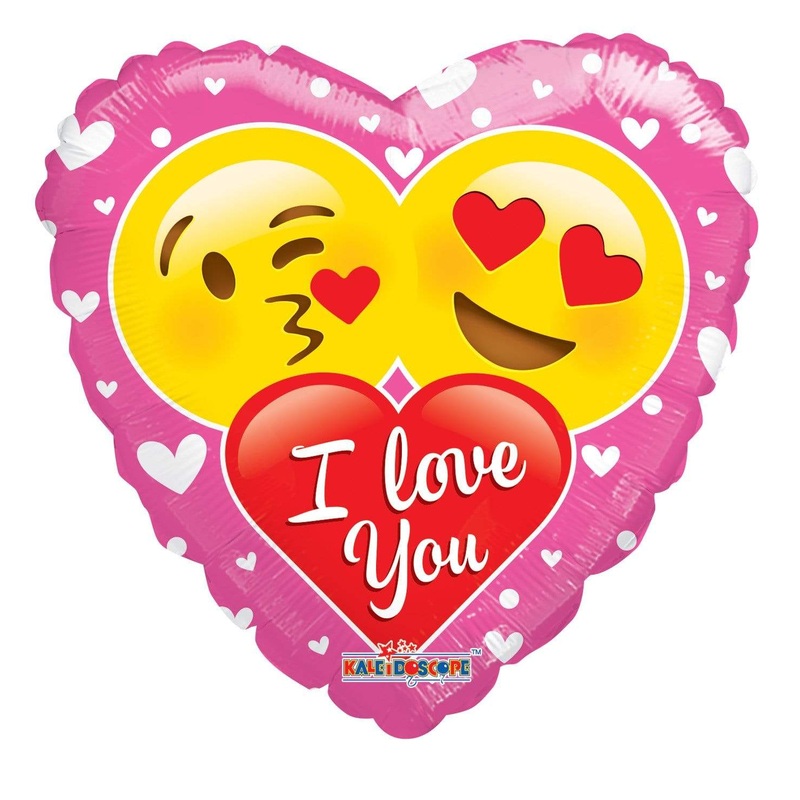 Couple Of Smilies I Love You 18 Balloon