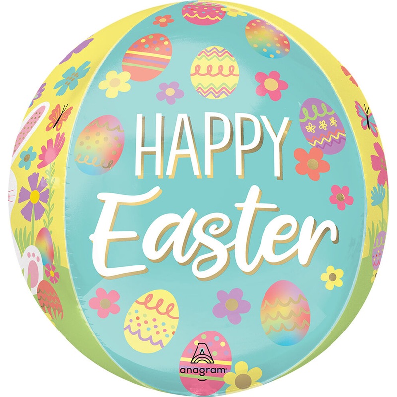 Easter Bunny Love Orbz 16" Balloon
