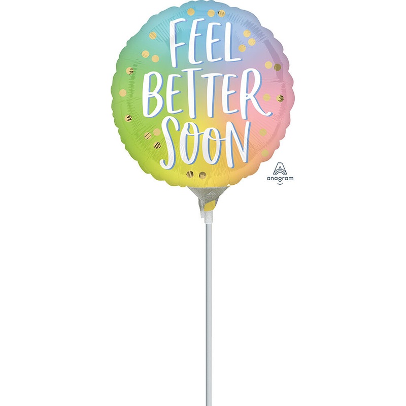 Feel Better Ombr 4" Air-fill Balloon (requires heat sealing)