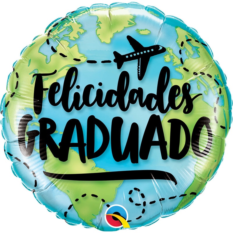 Felicidades Grad World 18" Balloon