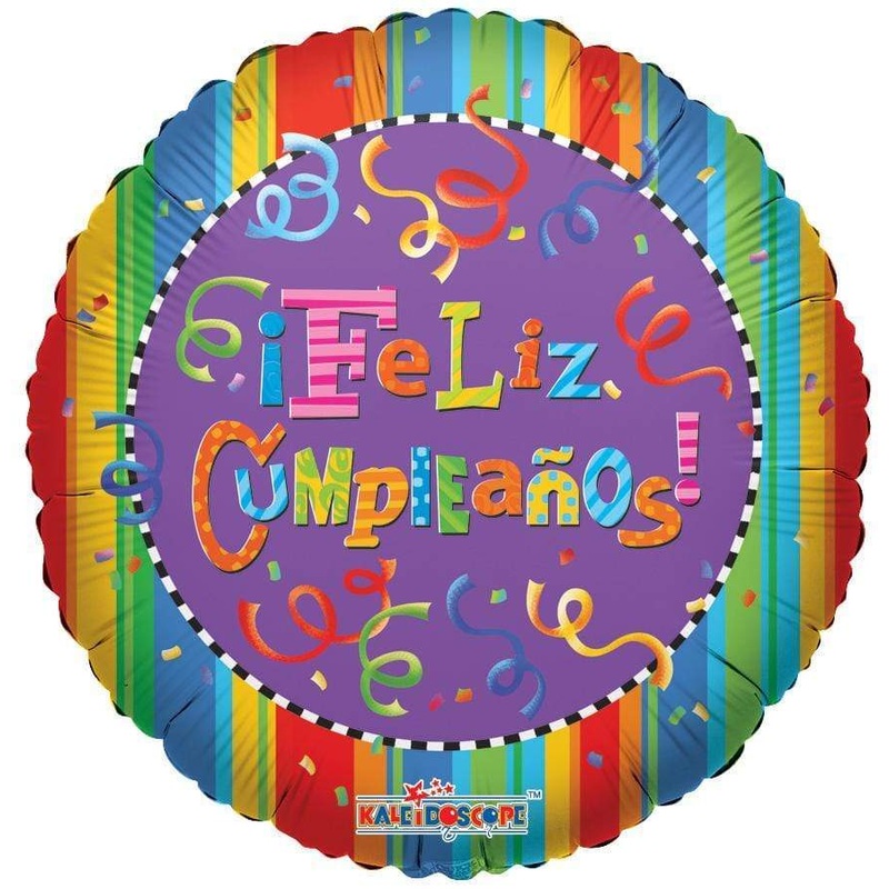 Feliz Cumpleaos Festive 18 Balloon