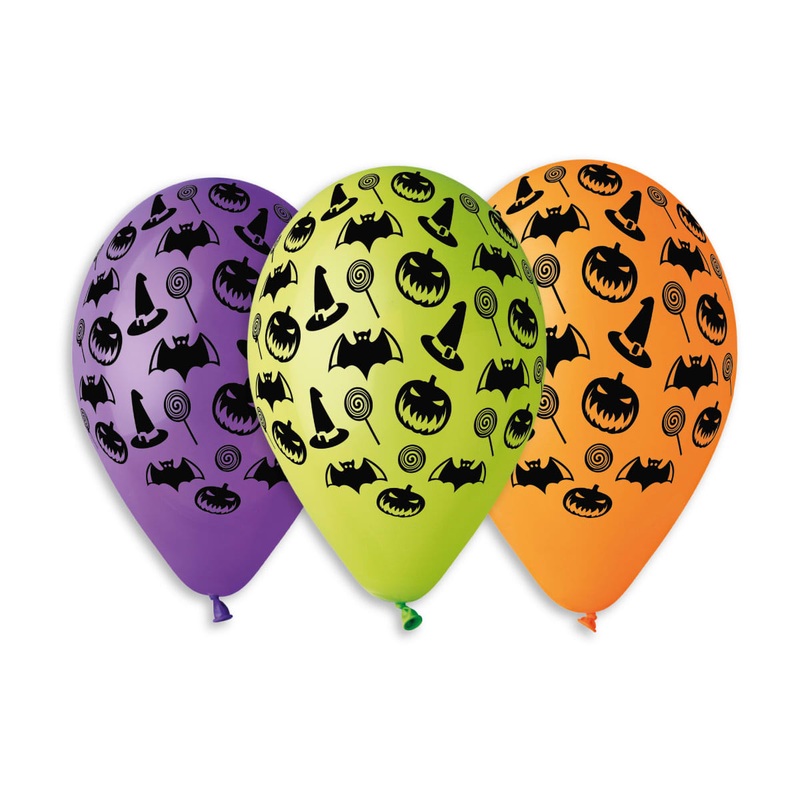 Halloween Texture Assortment 13 Latex Balloons (50 count)