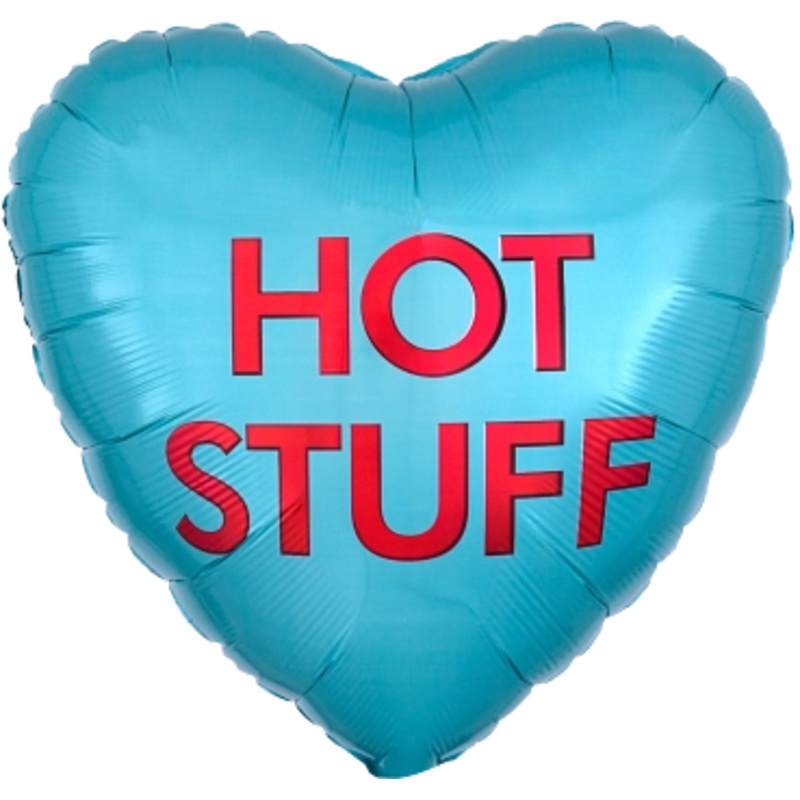 Hot Stuff Candy Heart 17" Balloon