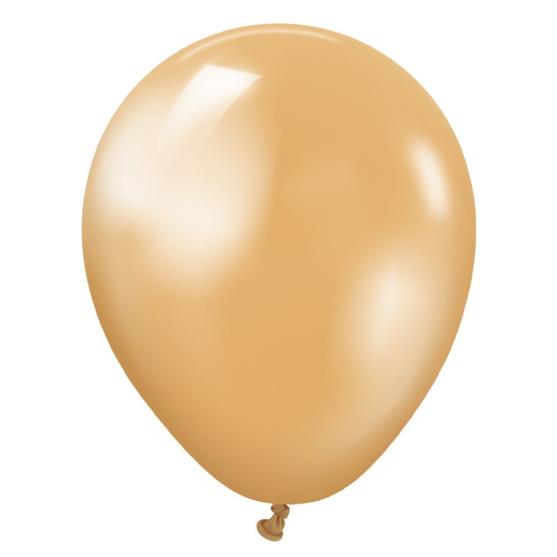 Kalisan Metallic Gold 5 Latex Balloons (50 count)