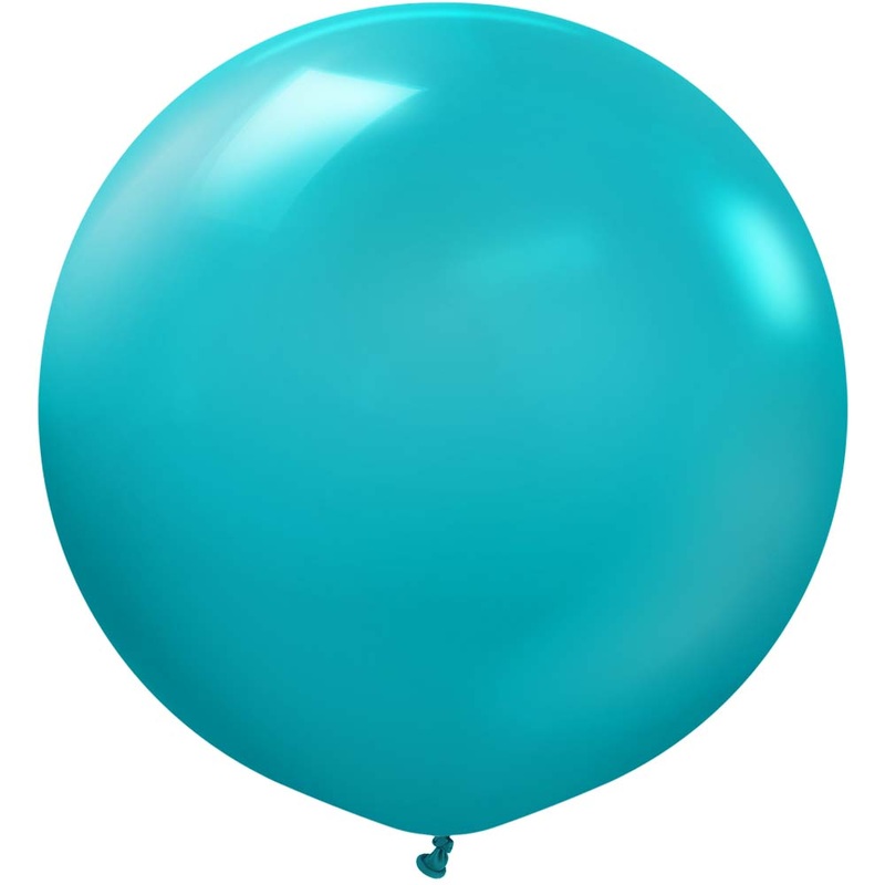 Kalisan Standard Turquoise 24 Latex Balloons (2 count)