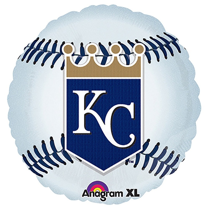 MLB Kansas City Royals Baseball Team 18 Balloon