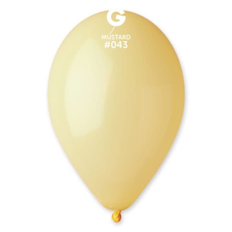 Mustard 12 Latex Balloons (50 count)