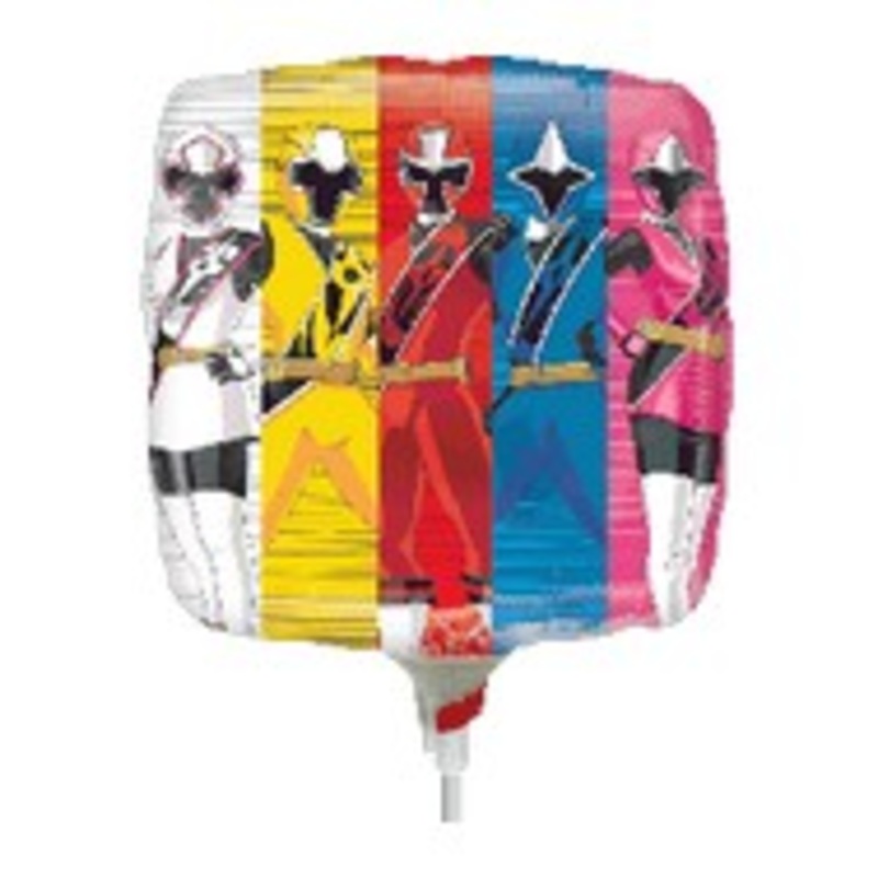 Power Rangers Ninja Steel 9 Balloon (requires heat-sealing)