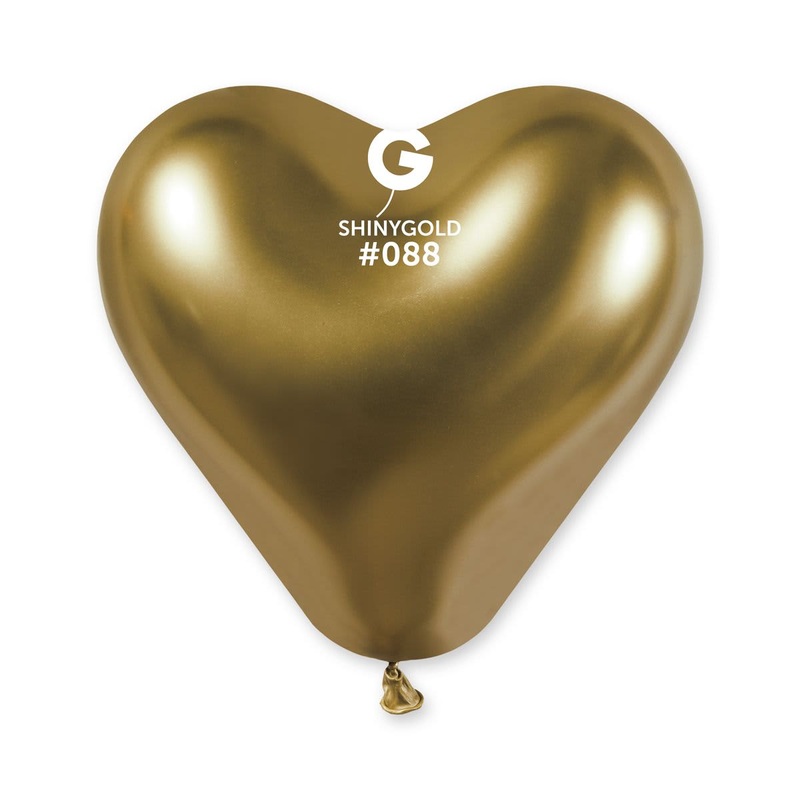Shiny Gold 12 Latex Balloons (25 count)