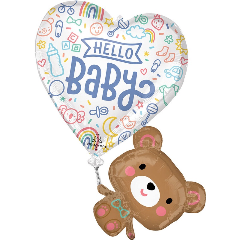 Sweet Baby Shapes Hello Baby 31" Balloon