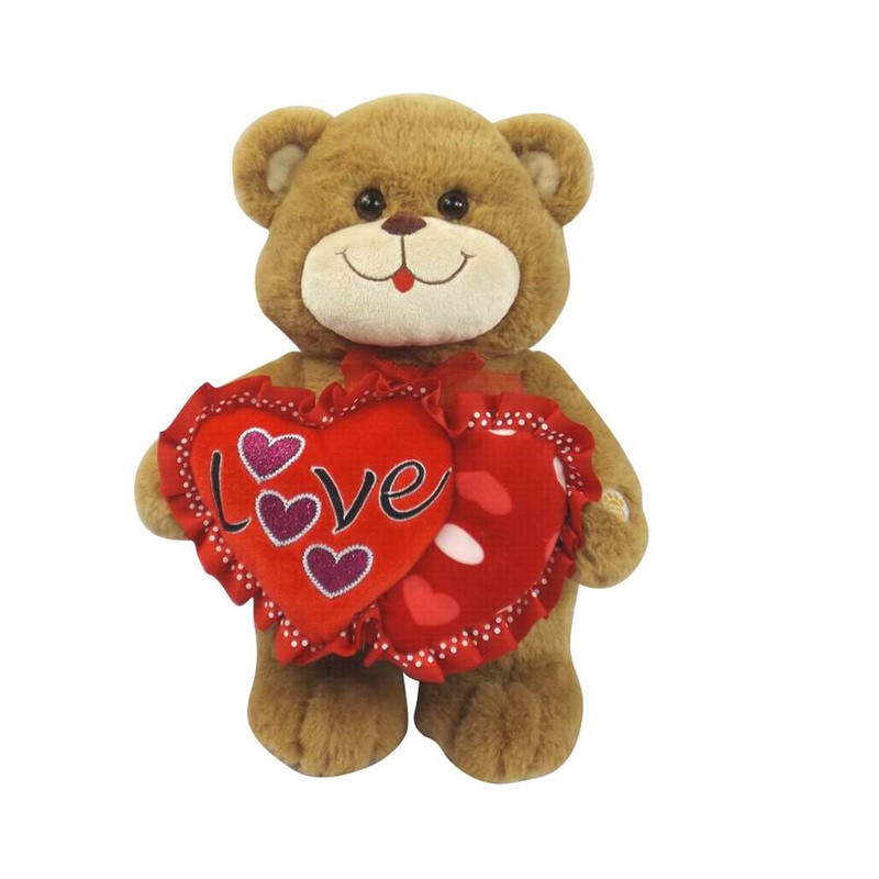 13" Love Bear Plush with Kissing sounds