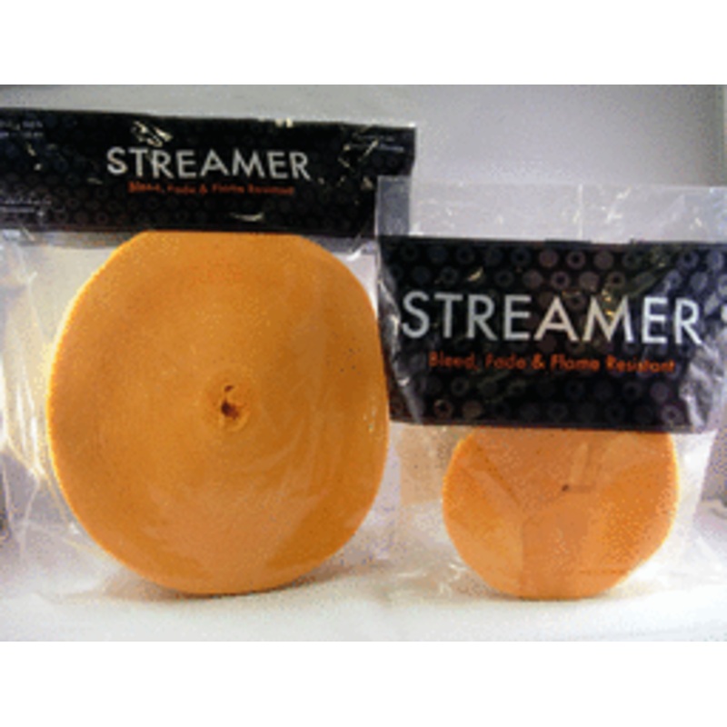 81' Crpe Streamer - Peach