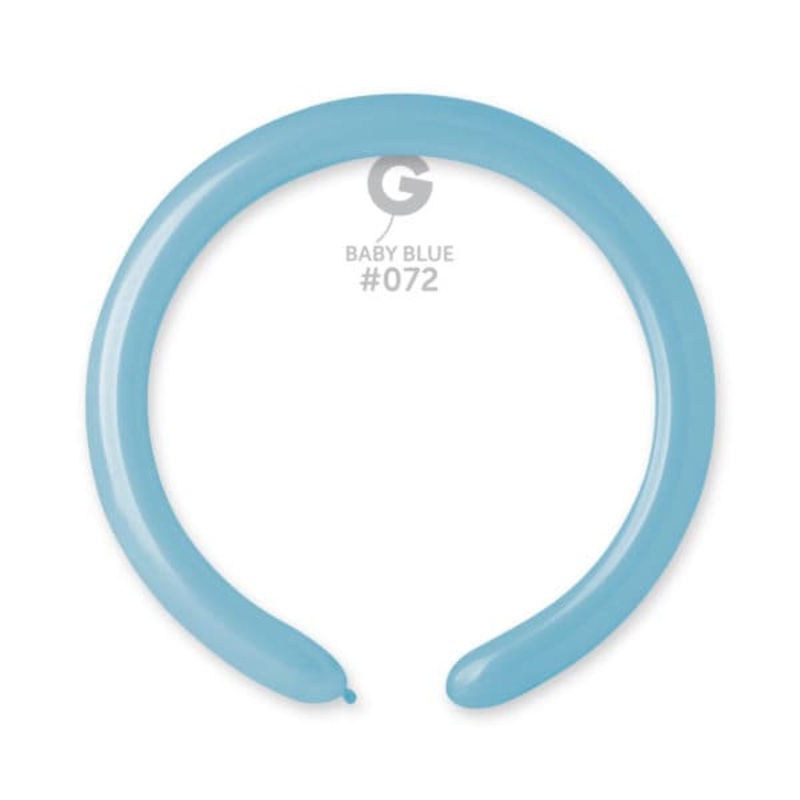 Baby Blue 260 Latex Balloons (50 count)