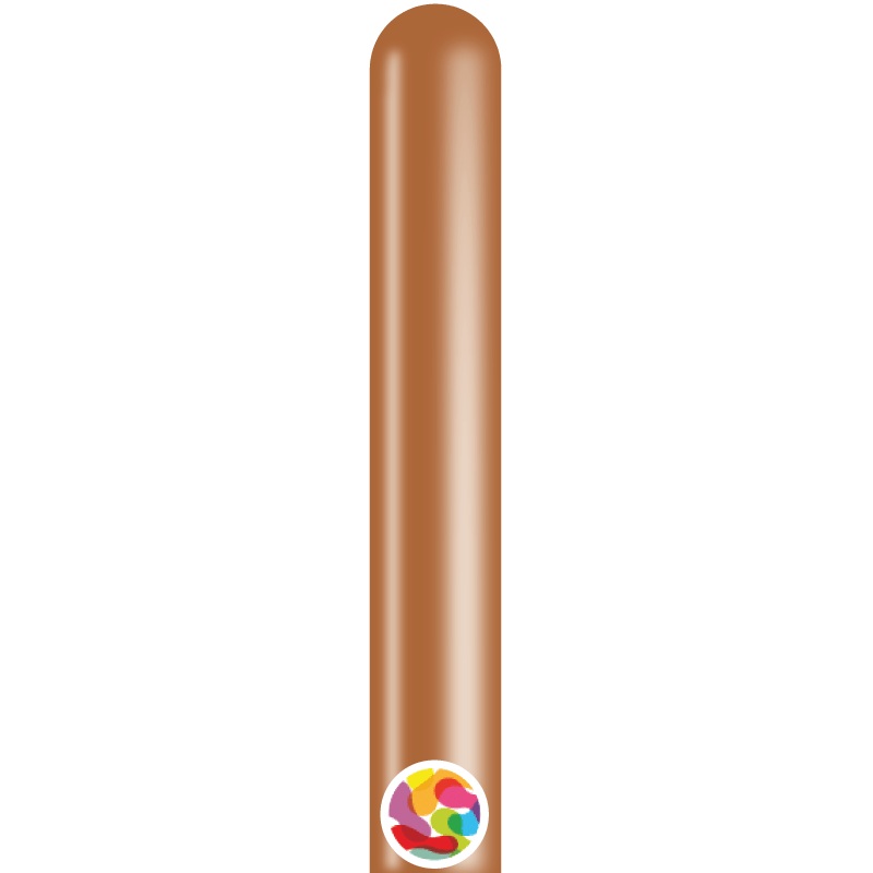 Brown 160 Latex Balloons (100 count)