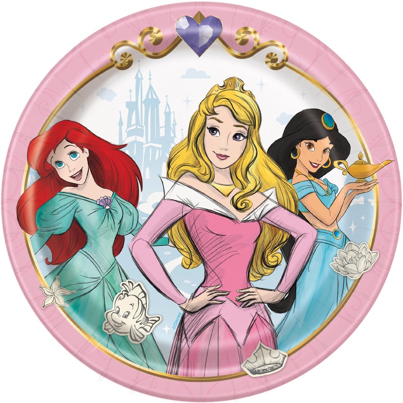 Disney Princess Paper Plates 7 (8 count)