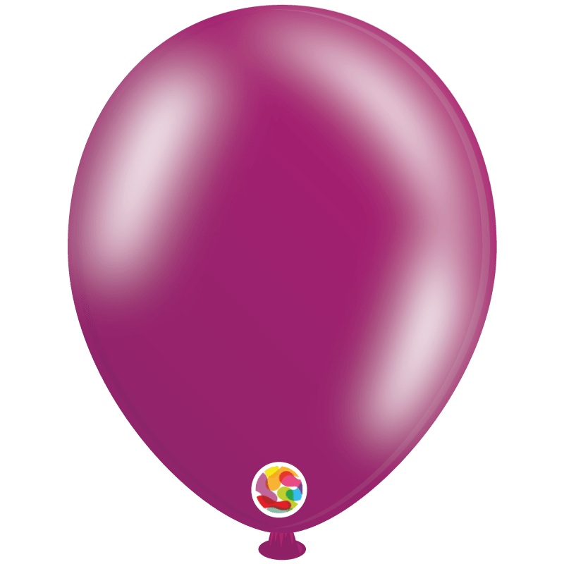 Metallic Fuchsia 5 Latex Balloons (100 count)