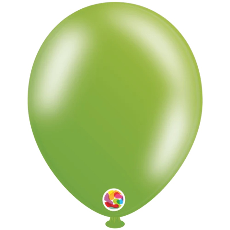 Metallic Green 10 Latex Balloons (100 count)