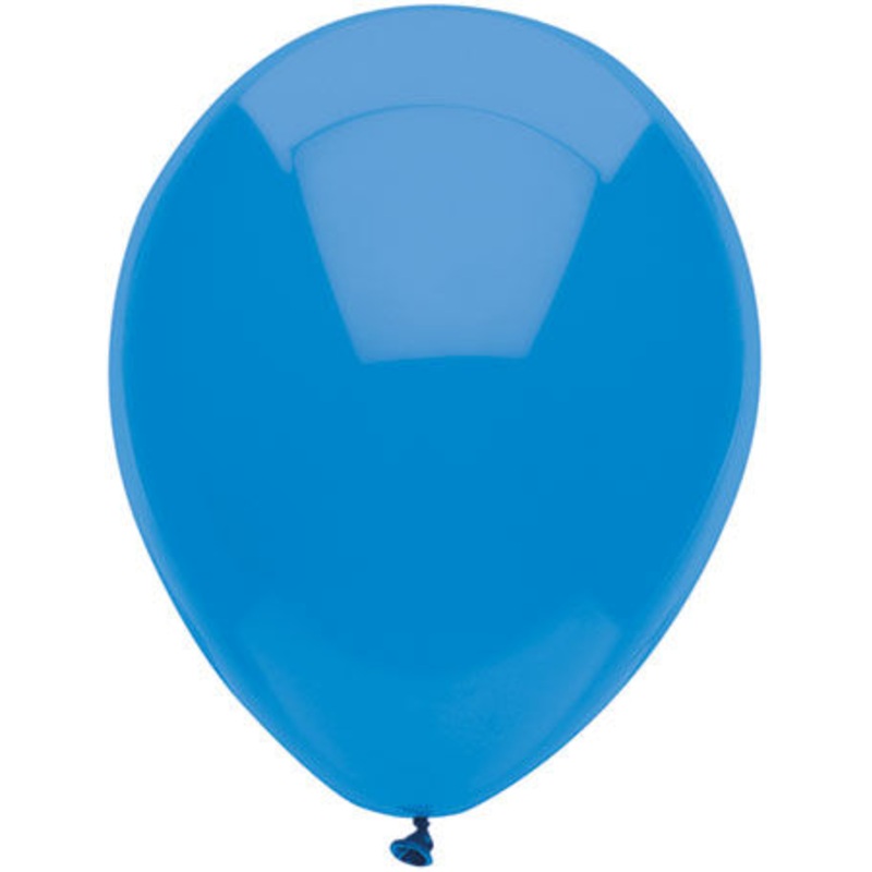PartyMate - Bright Blue 12" Latex Balloons (72 count)