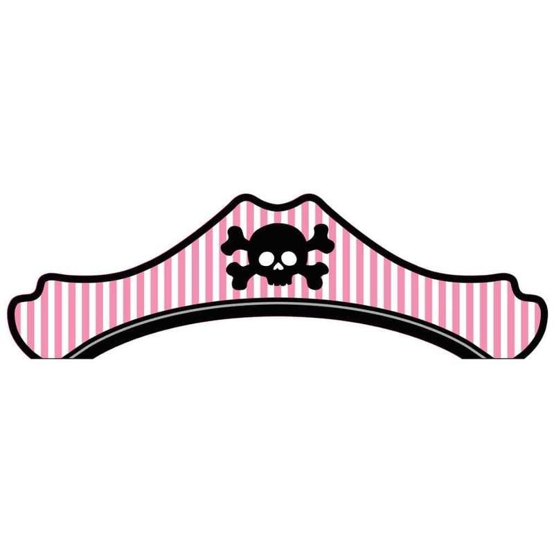 Pirate Parrty! Hats Girl (6 count)