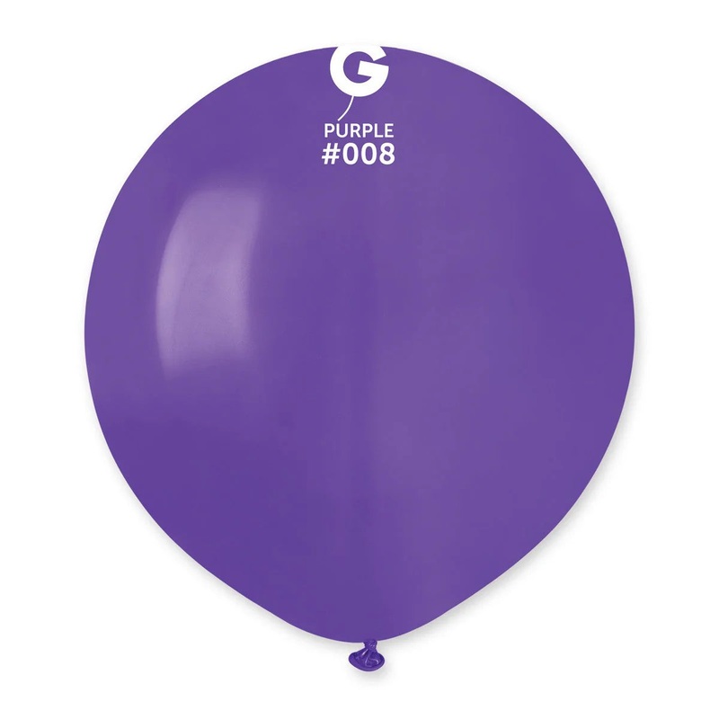 Purple 19 Latex Balloons (25 count)