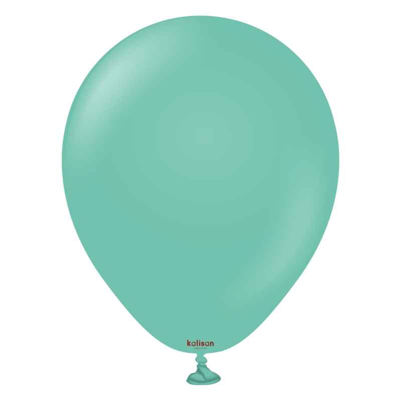 Sea Green 5 Latex Balloons (100 count)
